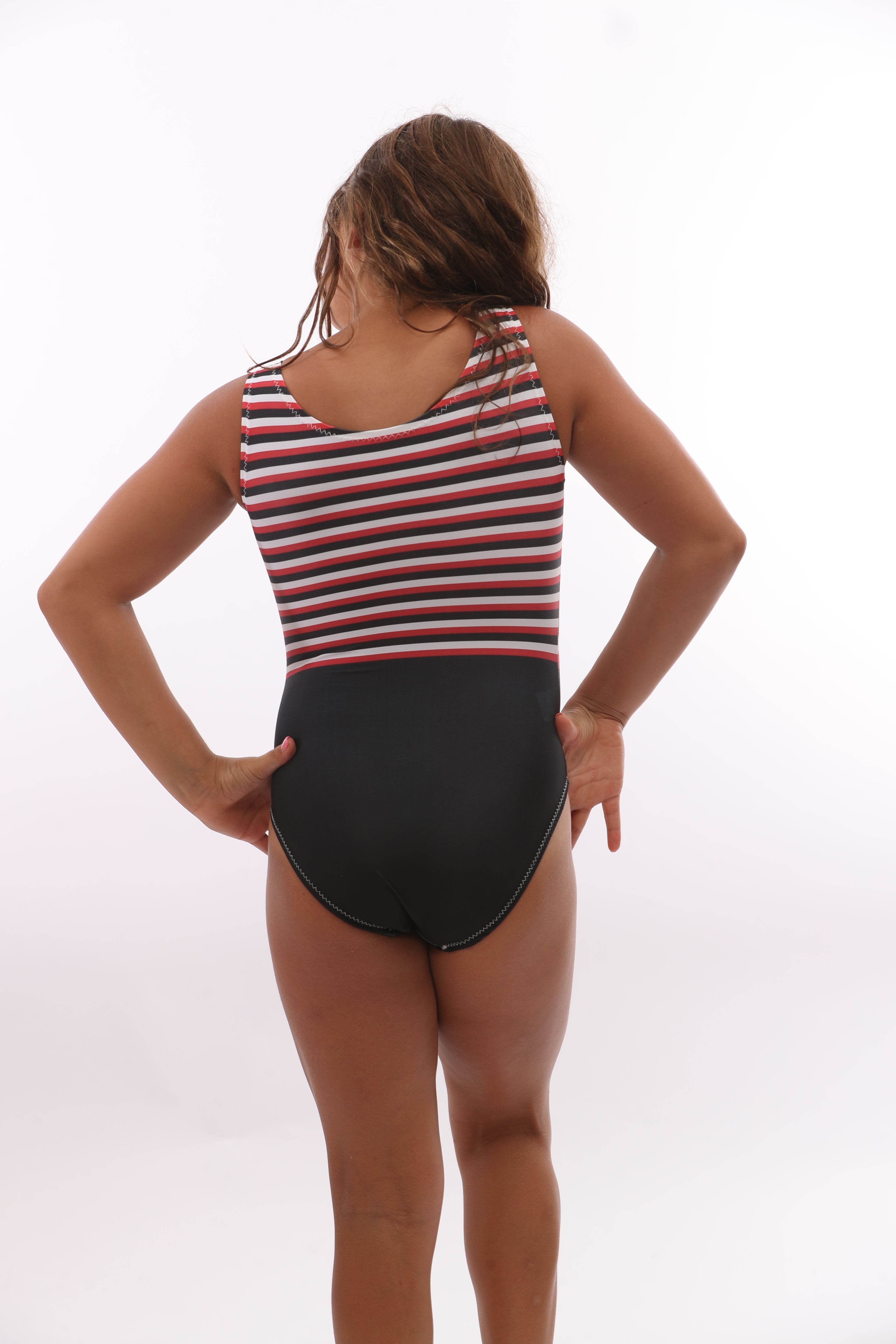 Ohio State Closed Back Gymnastics leotard for girls 