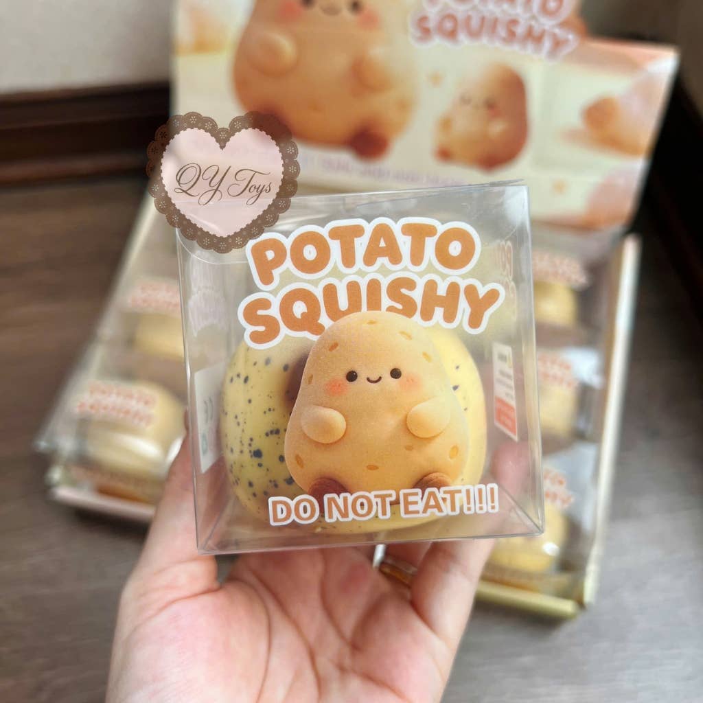 ASMR Crunchy Potato Squishy – Crunching Sound Squeeze Toy