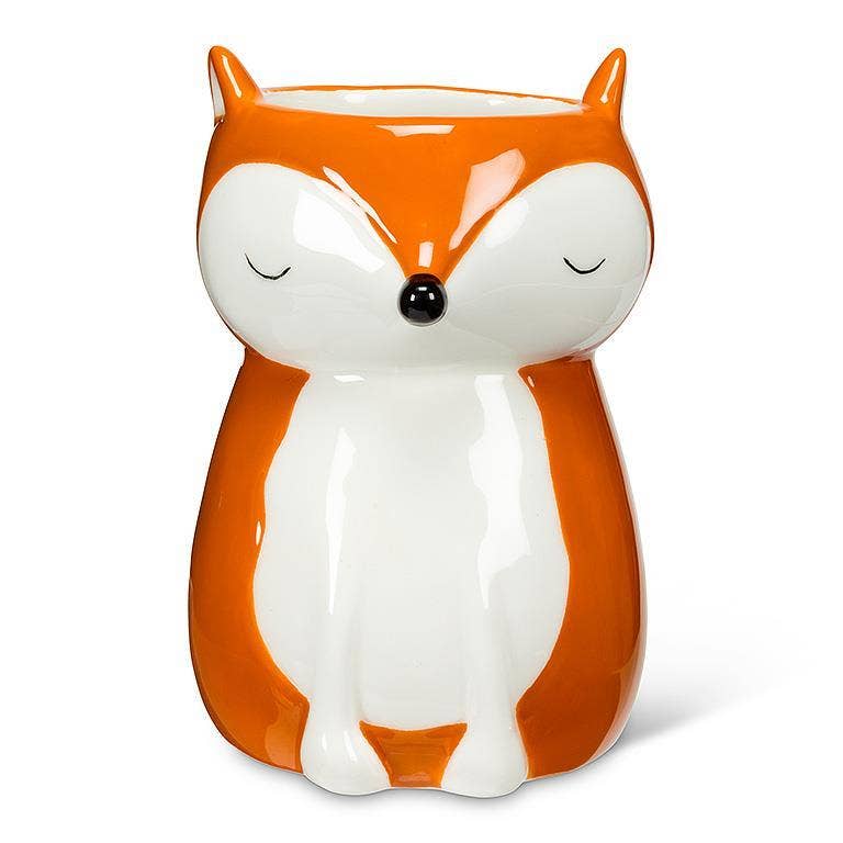 Sitting Fox Planter/Vase - 4"H - Foxy’s
