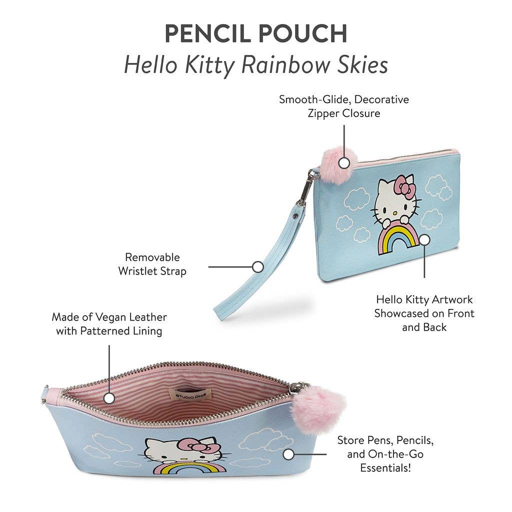 Hello Kitty Rainbow Skies Essentials Pouch