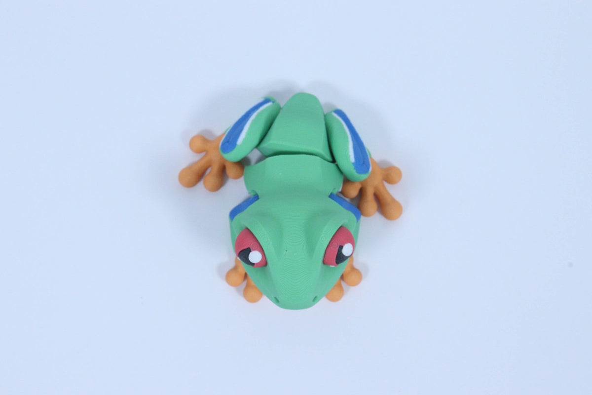 Fidget Friends Tree Frog – 3D Printed Toy - Foxy’s