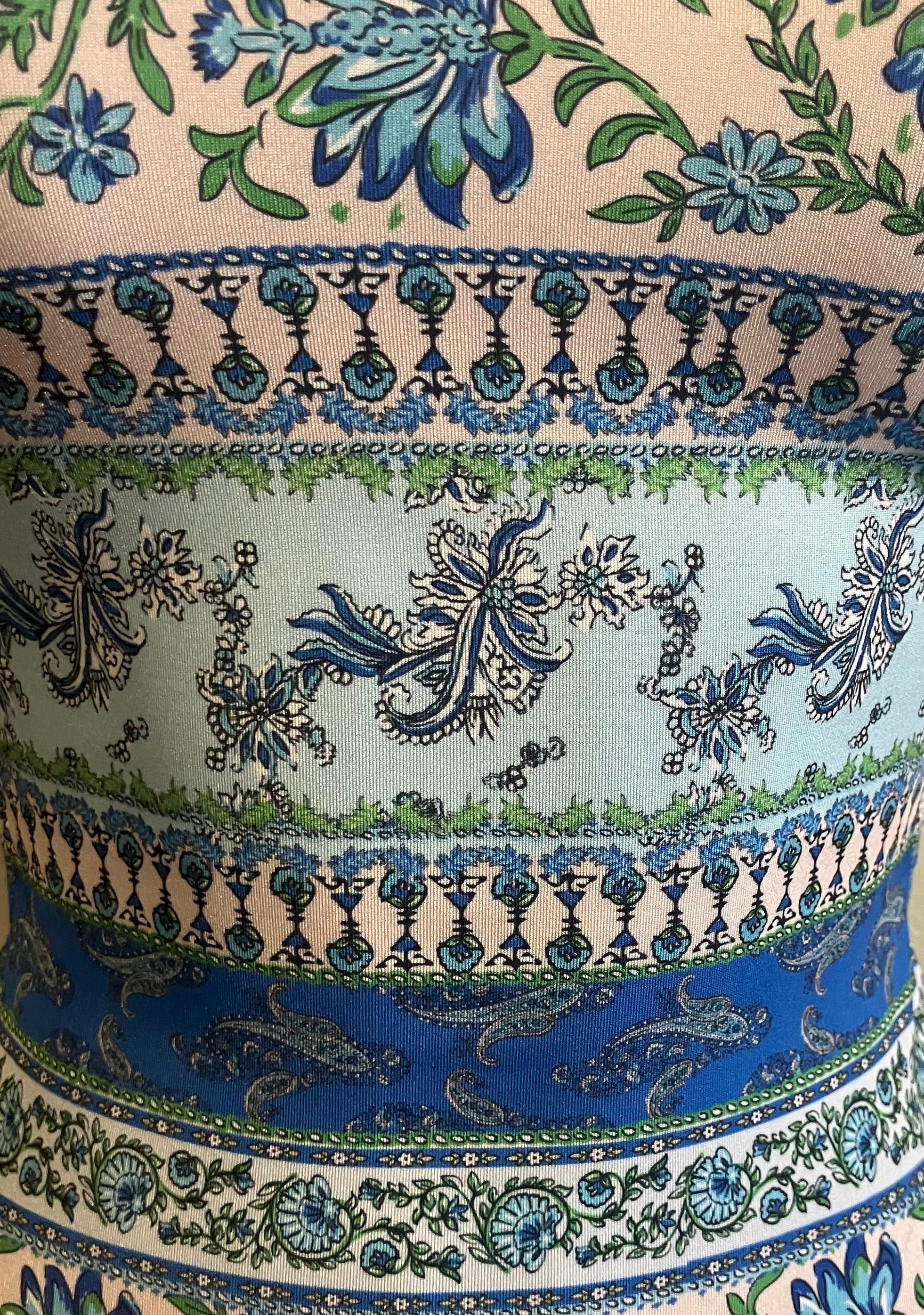 Blue Day Tapestry Leotard