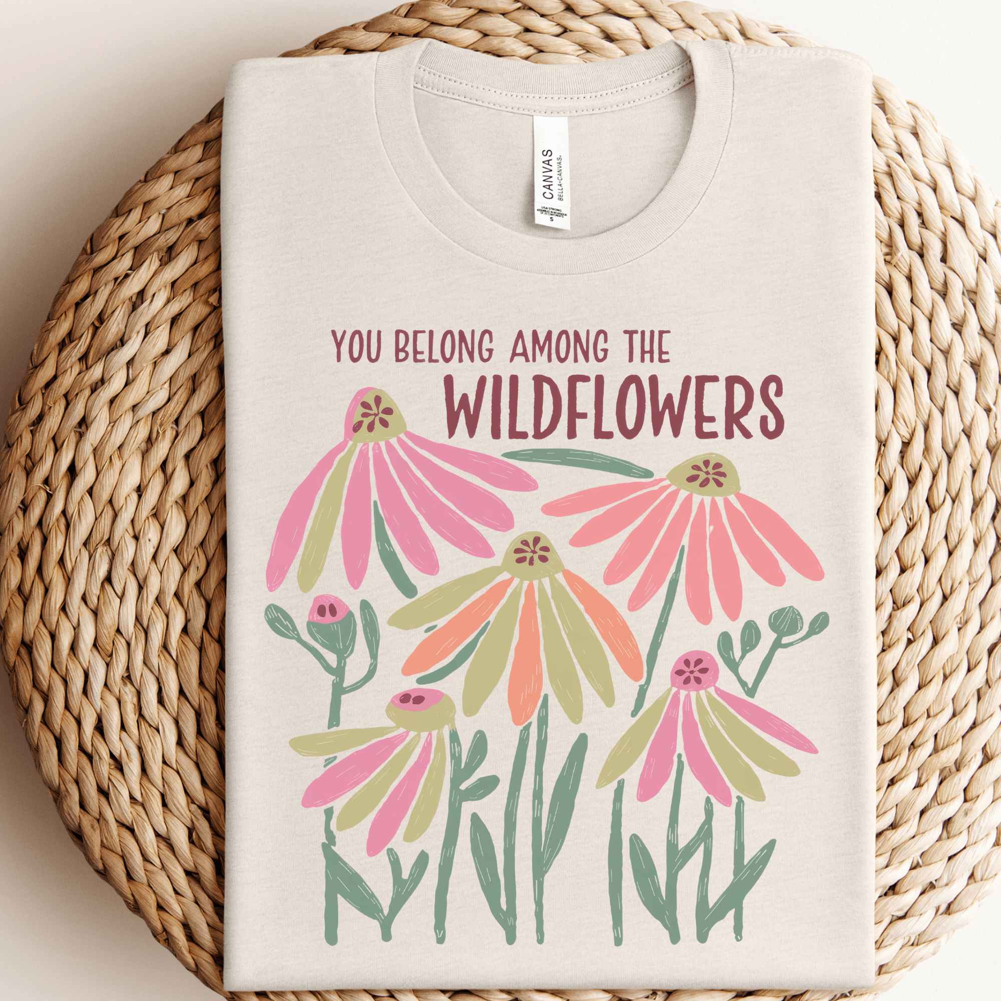Boho Wildflowers Graphic Tee - Foxy’s