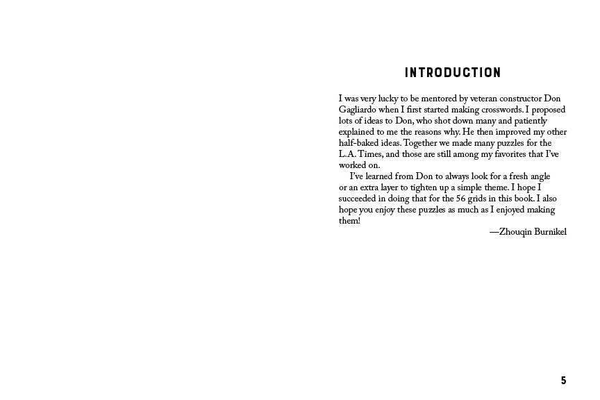 Sip & Solve Easy Mini Crosswords by Zhouqin Burnikel - Foxy’s