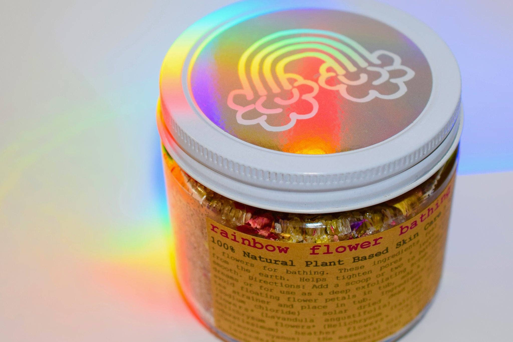 Rainbow Flower Bathing Salts