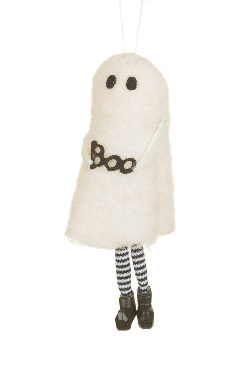 NEW - White Ghost Doll Holding "Boo" - Foxy’s