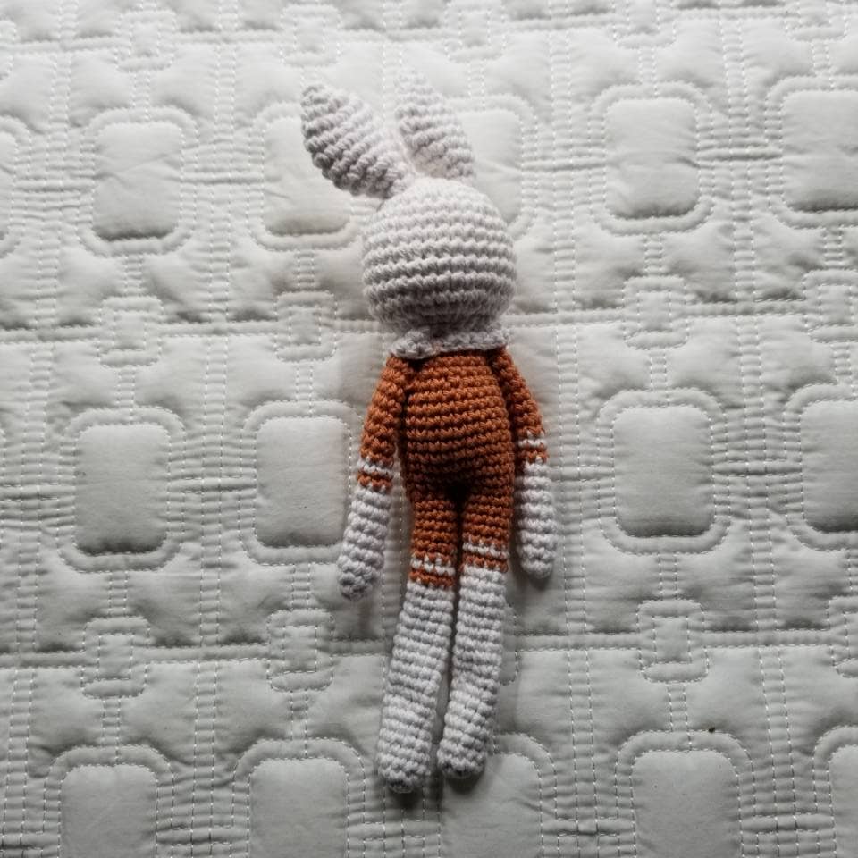 Knitted Bunny Rattle