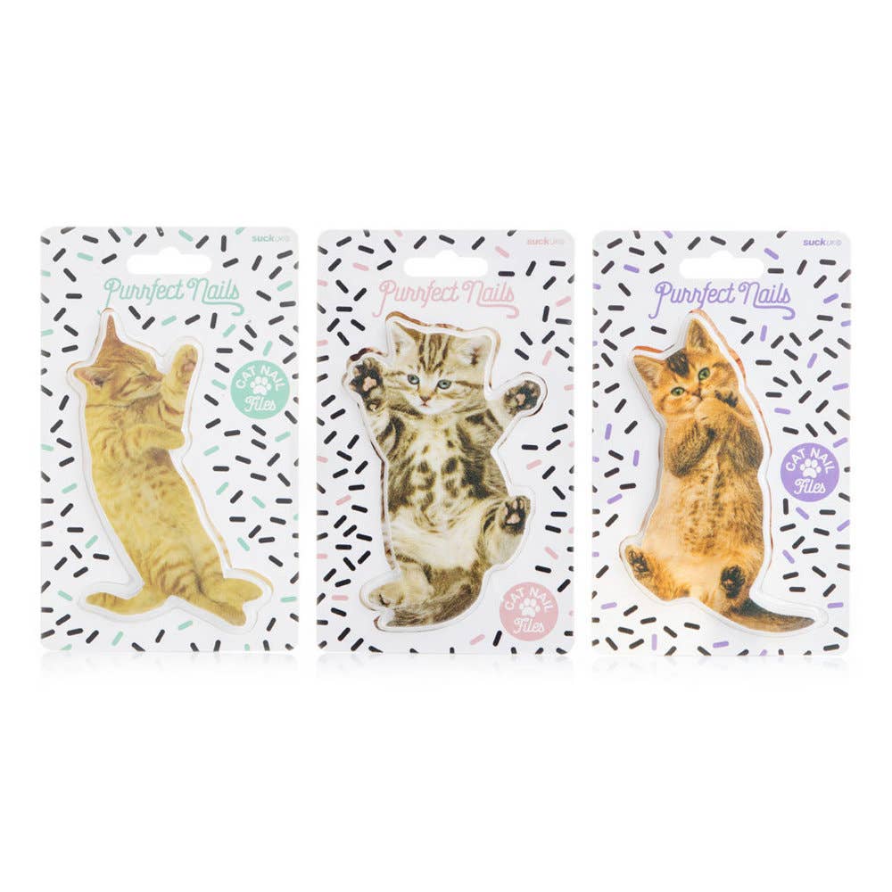 Cat Nail Files - Cute cat shaped nail files (Receive 1 Mystery Cat File) - Foxy’s