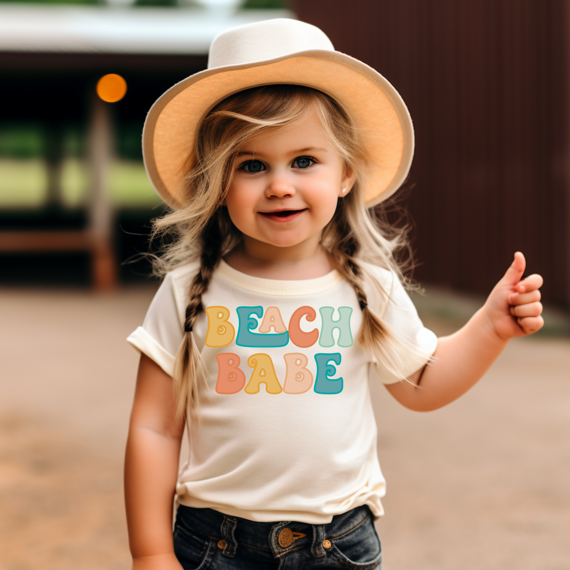 Baby's Beach Babe Graphic Onesie (6 month)