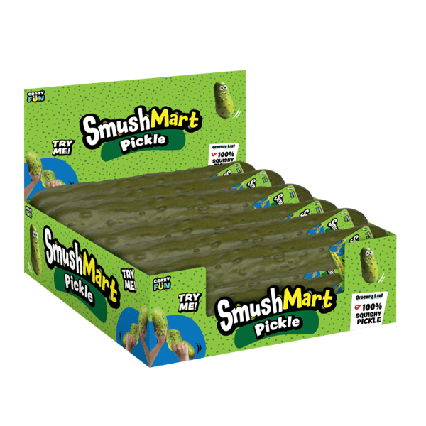 RMS® SmushMart™ Giant 15" Pickle Squishy 1pc - Foxy’s