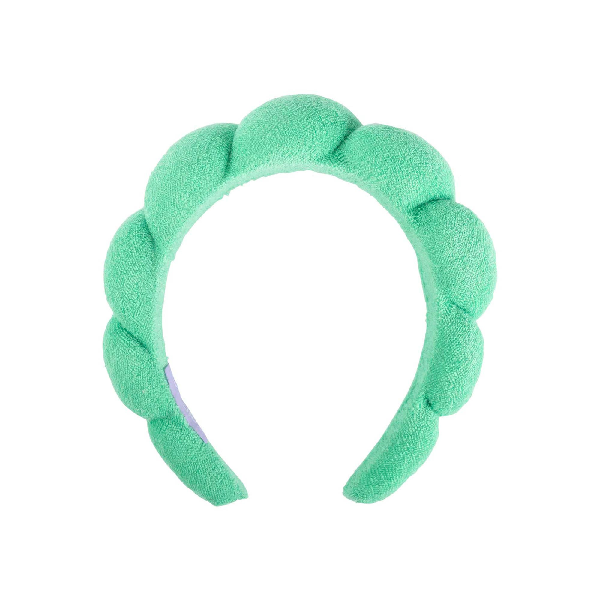 Emerald Plush Spa Headband | Soft Terry Cloth Headband for Skincare & Makeup | Foxy's - Foxy’s