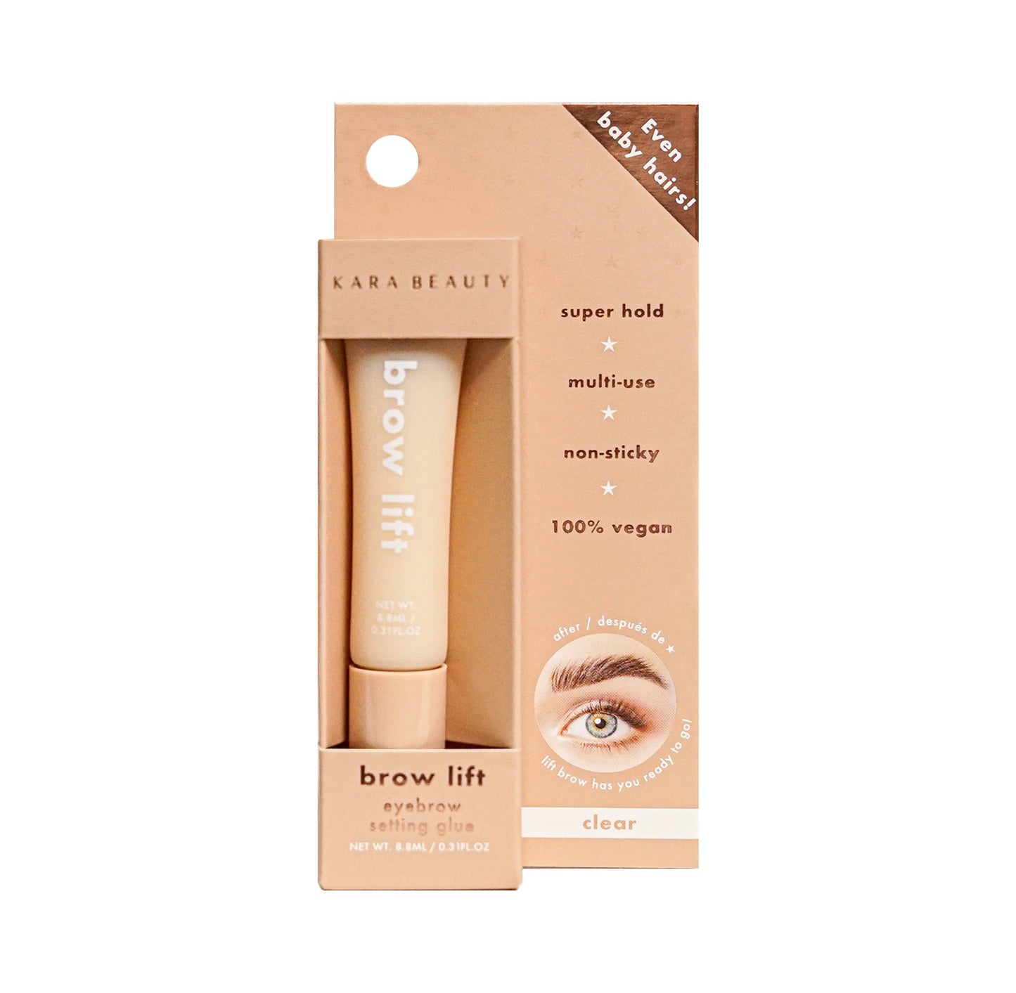 BROW LIFT Clear Eyebrow Setting Glue - VEGAN