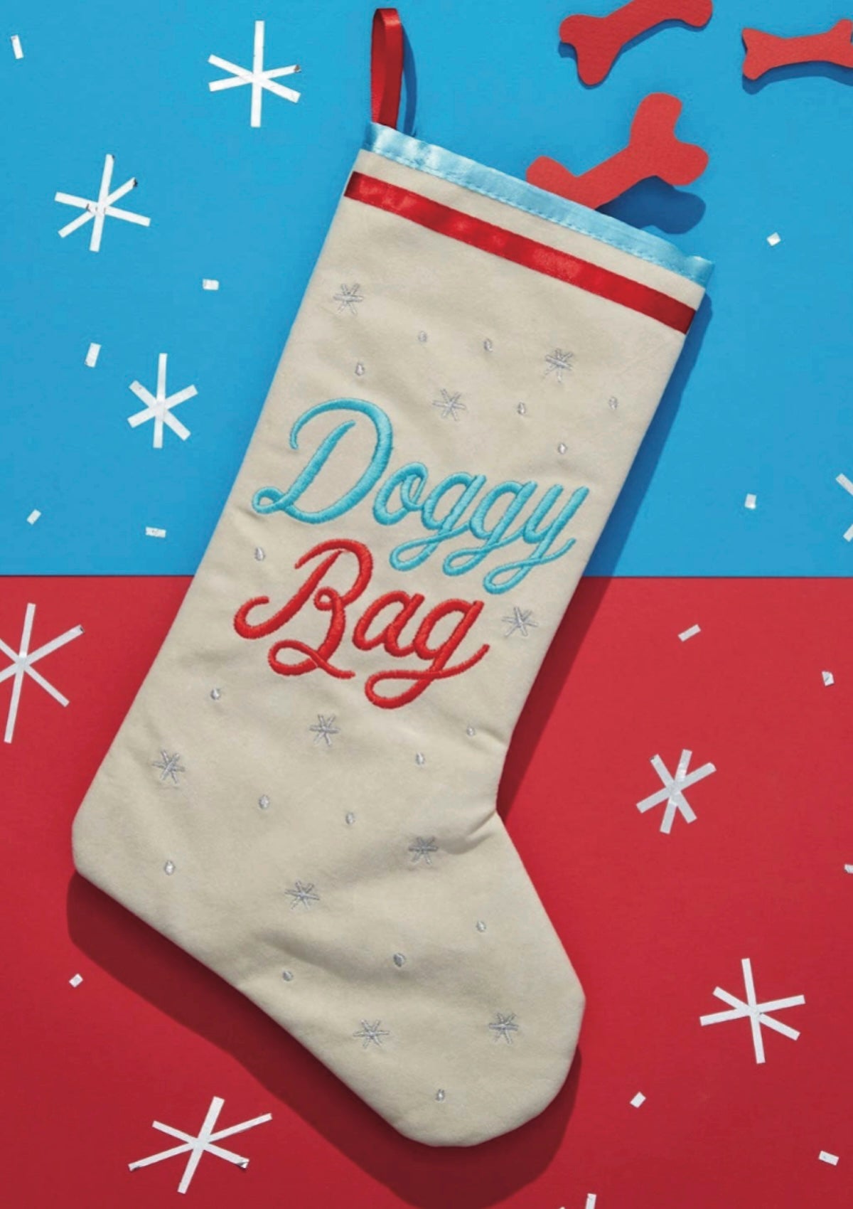 Brass Monkey Doggy Bag Dog Stocking - Foxy’s