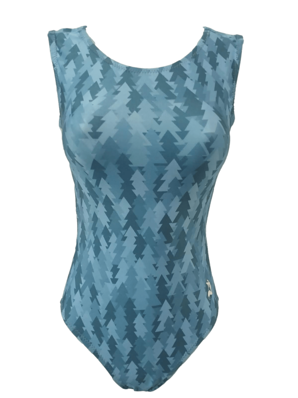 Blue Dreamy Christmas Tree Foxy's Leotard for Girls Gymnastics - Foxy’s