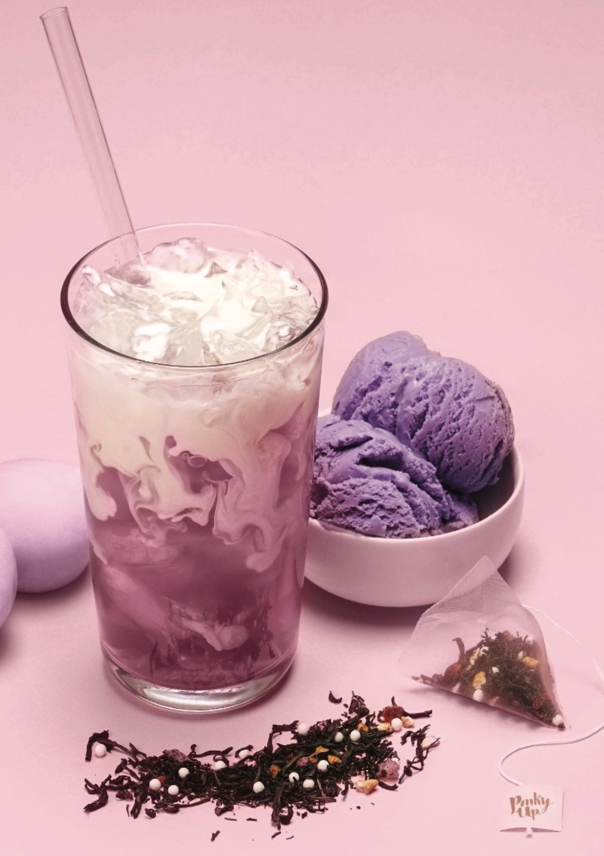 Sip & Sparkle! ✨ Mochi Ice Cream Boba Tea Sachets - Low - Calorie Tropical Delight (12 Count) - Foxy’s