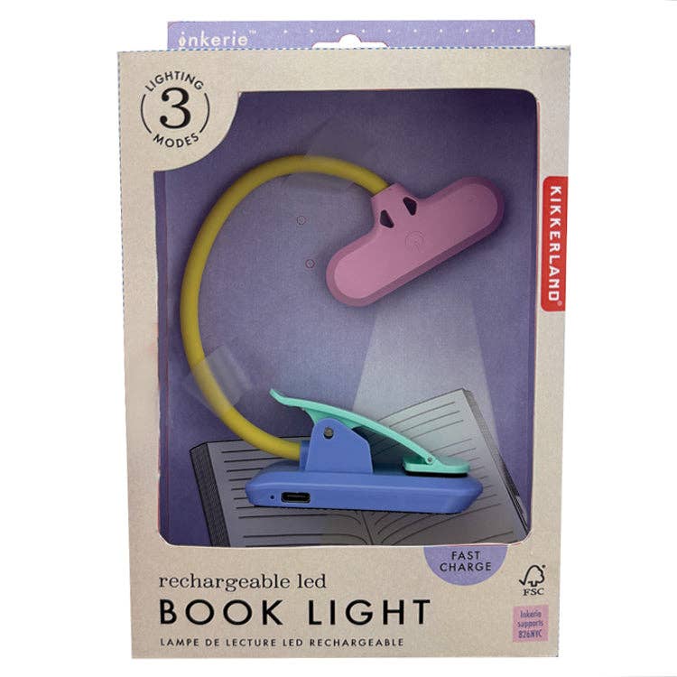 Inkerie Rechargeable LED Book Light | Reading Lamp - Foxy’s
