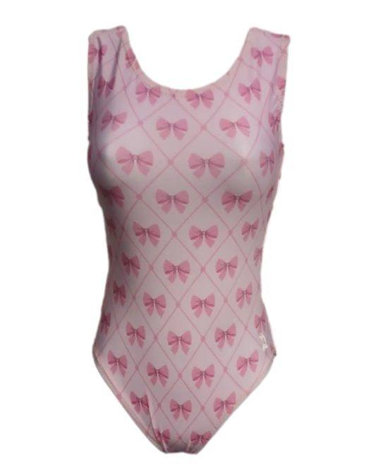 pink bowtique leotard for girls