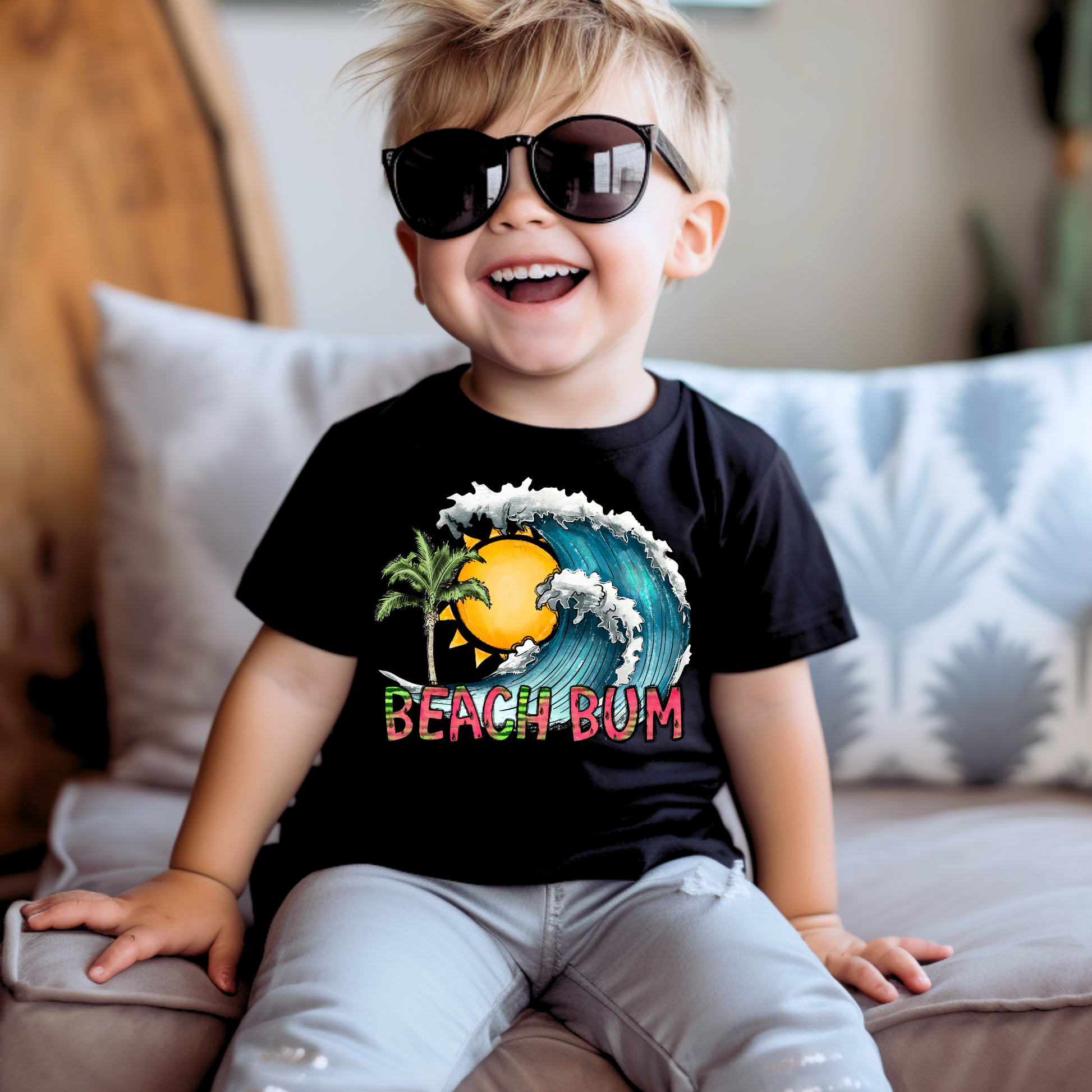 black boys beach bum t-shirt
