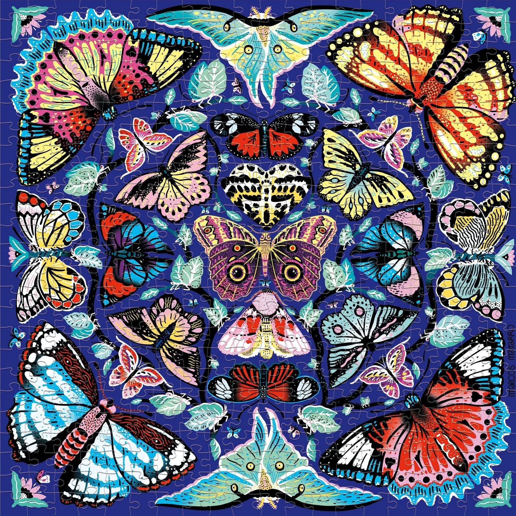 Kaleido - Butterflies 500 Piece Family Puzzle - Foxy’s