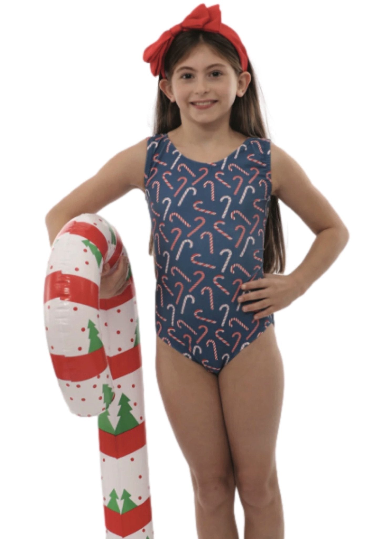 Candy Cane Lane Leotard - Foxy’s