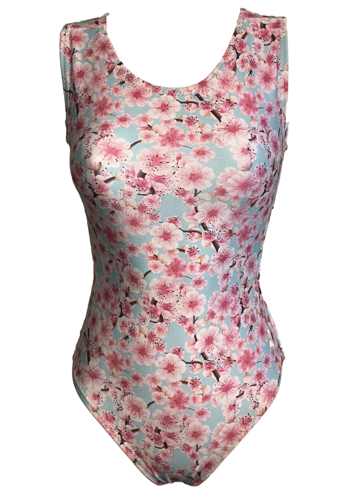 Cherry Blossom Leotard for Girls Gymnastics & Dance | Foxy's Leos - Foxy’s
