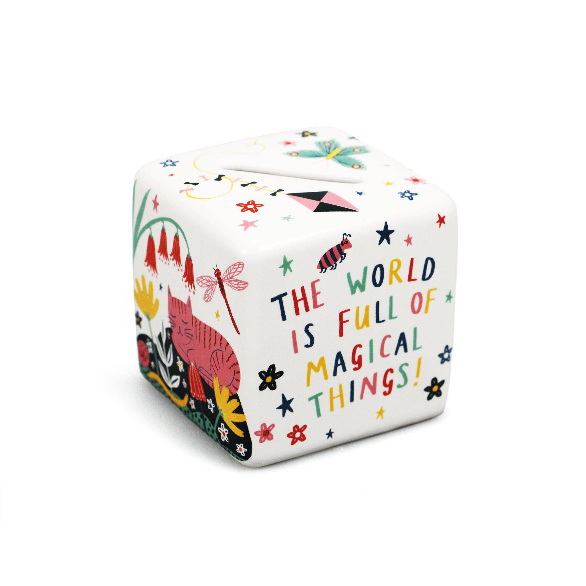 Money Box Magical Positive Uplifting Message - Foxy’s