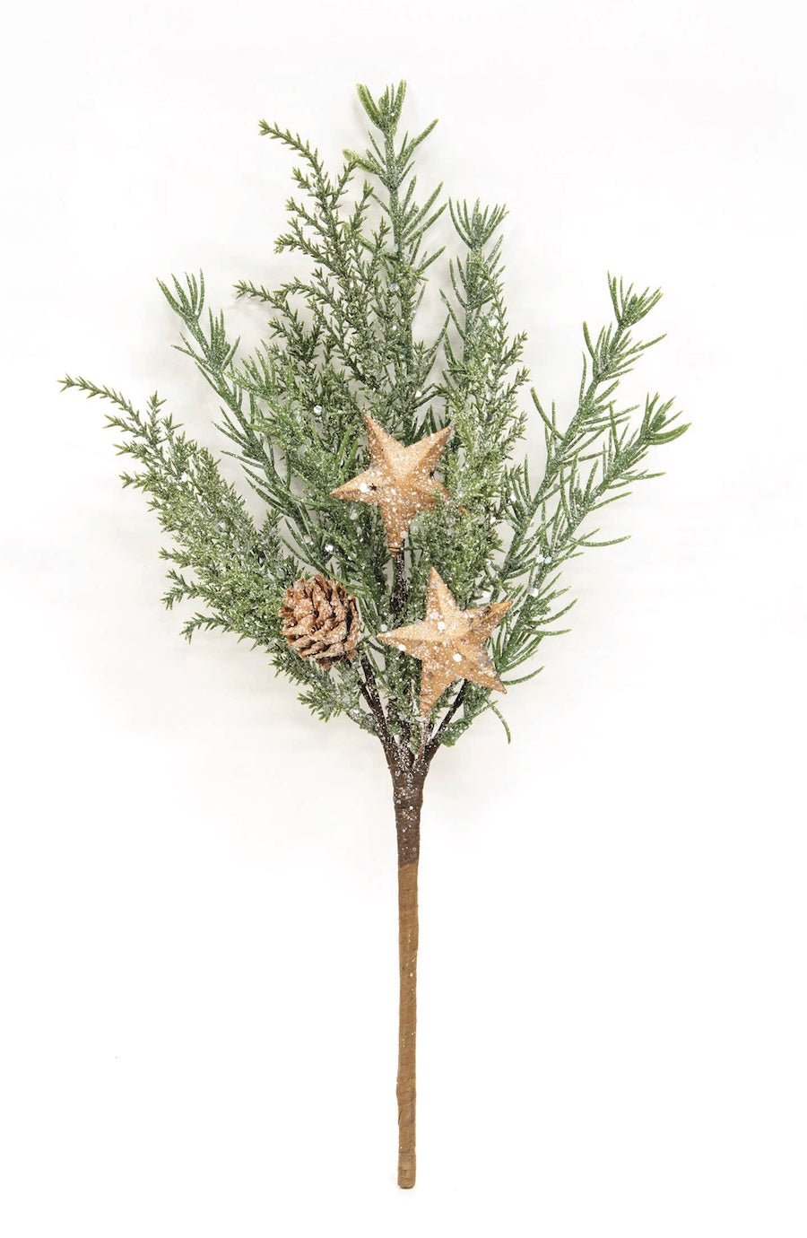 Starry Winter Mixed Pine Pick - 14" - Foxy’s