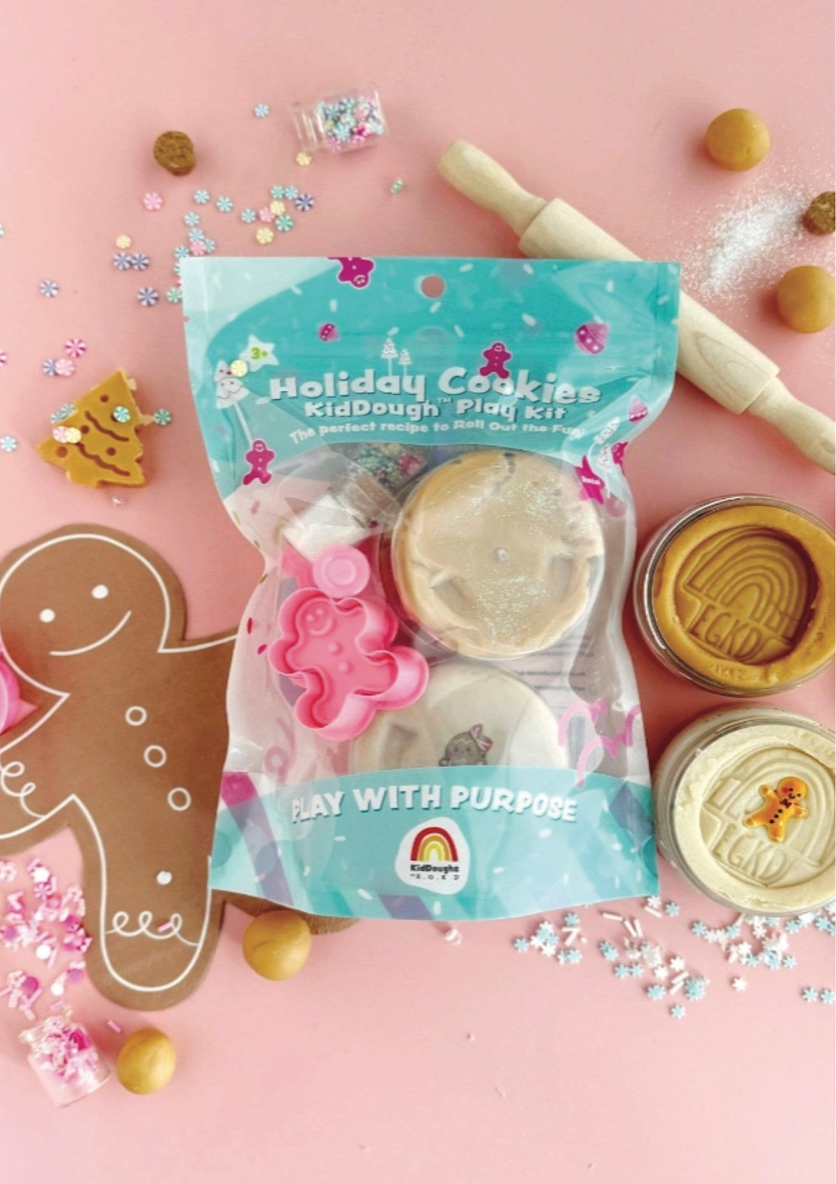 Holiday Cookies KidDough Play Kit - Foxy’s