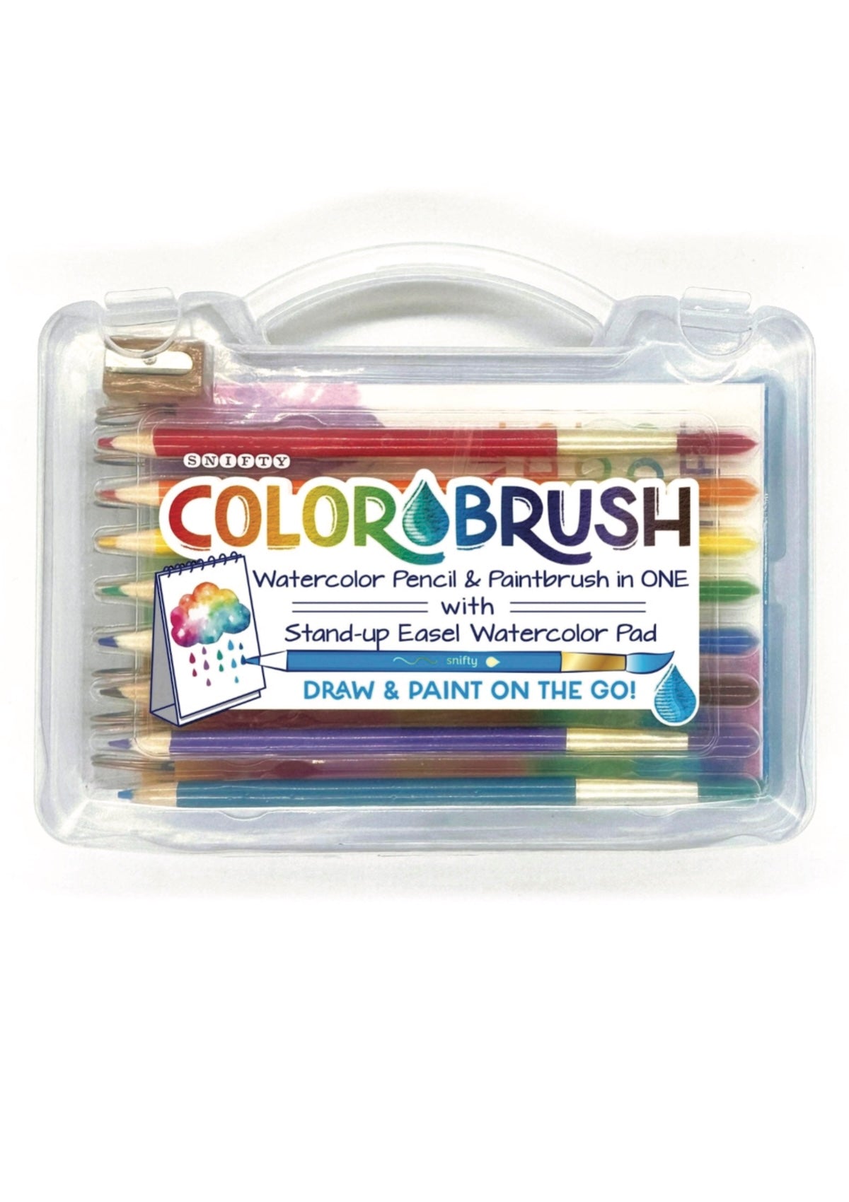 On - the - Go Kids Watercolor Paint & Pencil Art Kit - Foxy's - Foxy’s