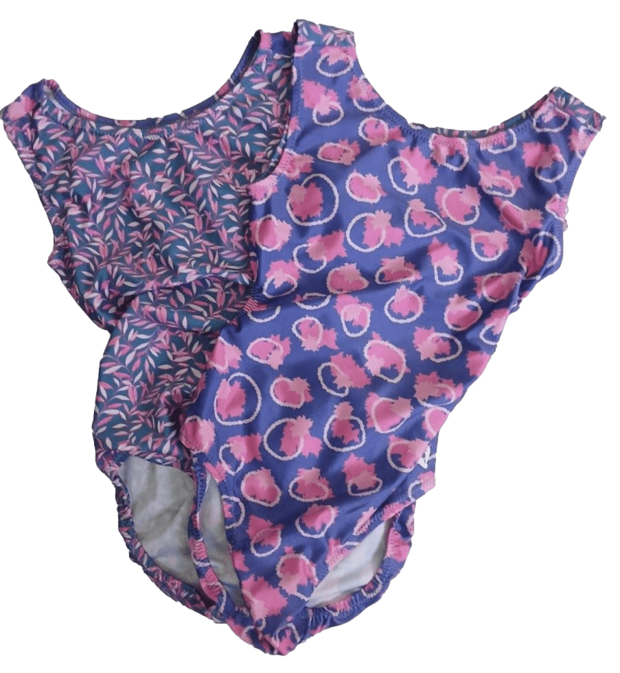 Confetti Pop Pink & Purple Gymnastics Leotard for Girls (Choose Your Style) - Foxy’s
