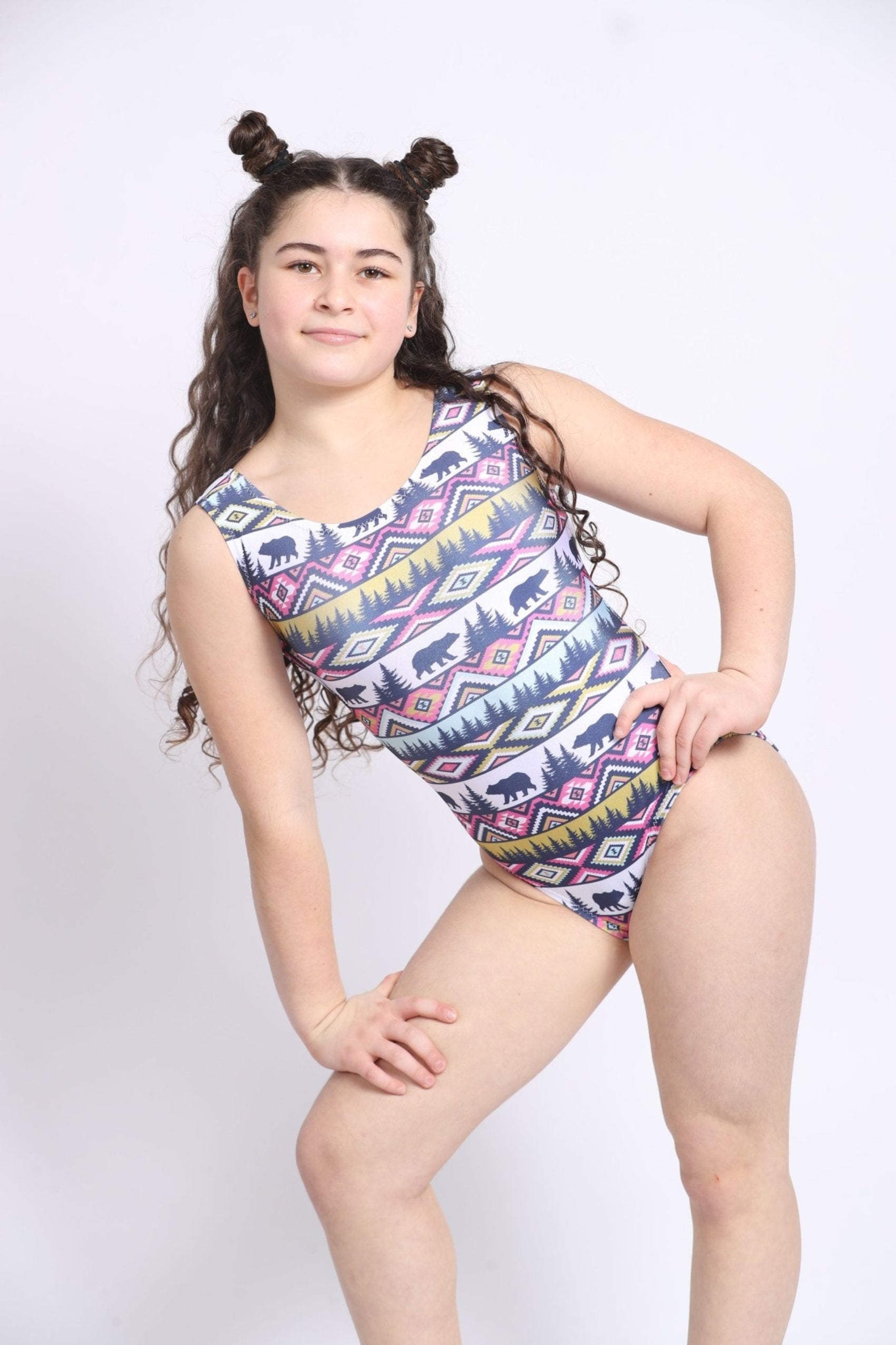 Frozen Tundra Gymnastics Leotard - Foxy's Leotards - Girls & Adult Sizes - Foxy’s