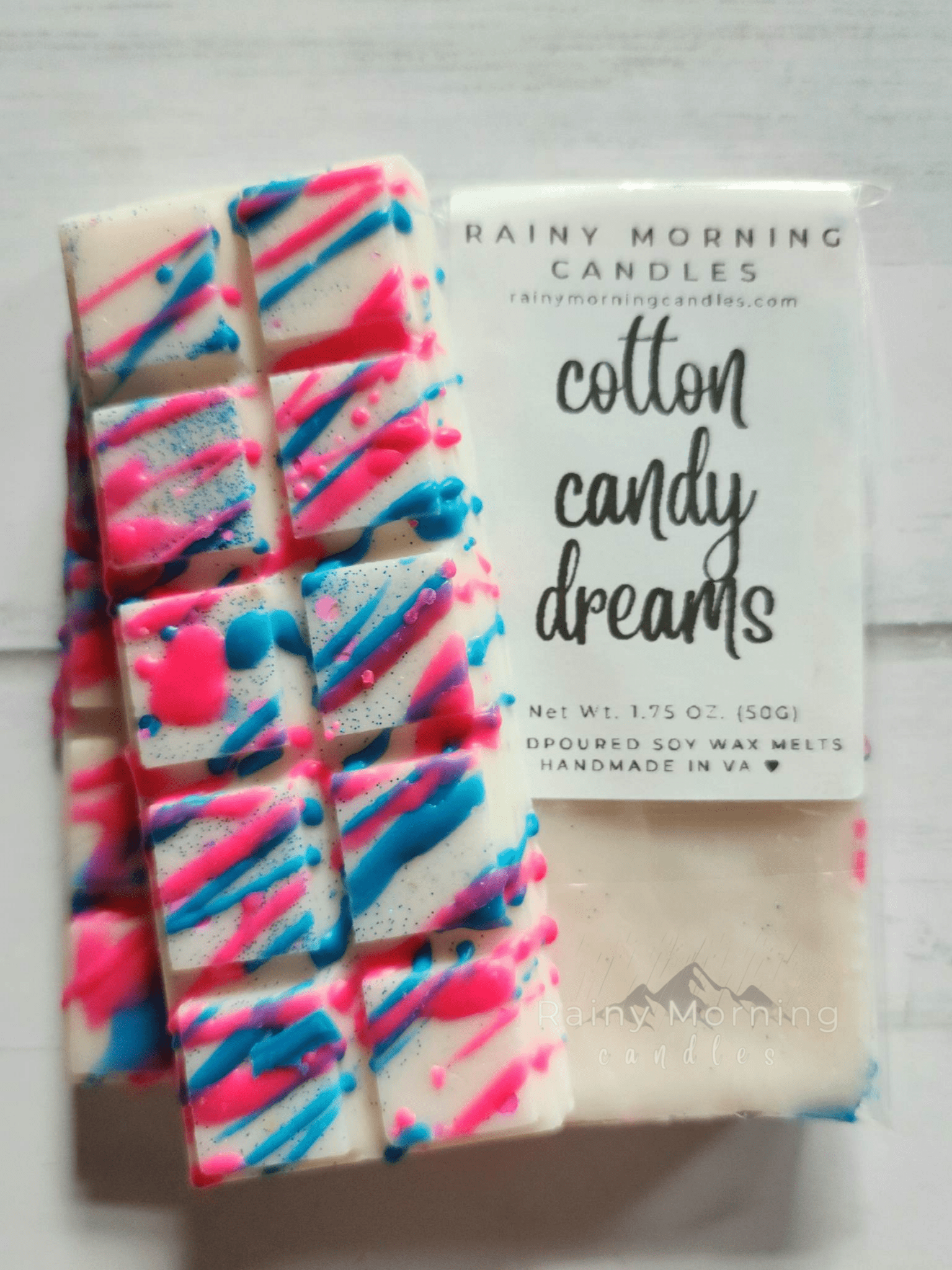 Cotton Candy Dreams Snap Bar Wax Melts - Foxy’s