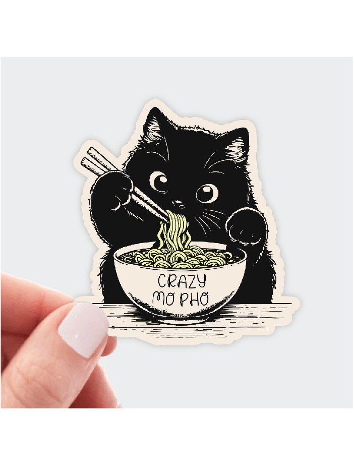 Crazy Mo Pho Sticker - Foxy’s