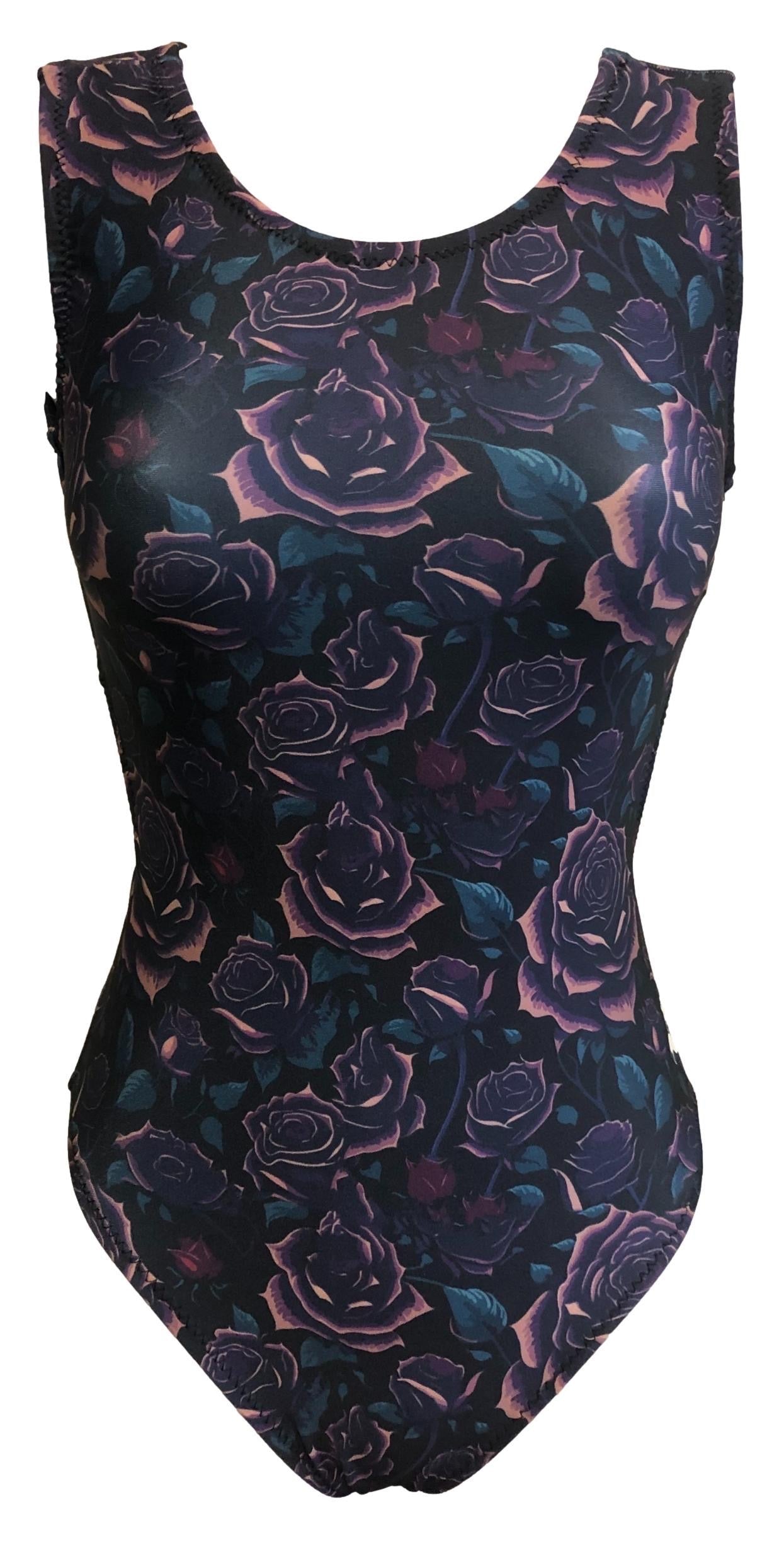 Purple rose fabric 