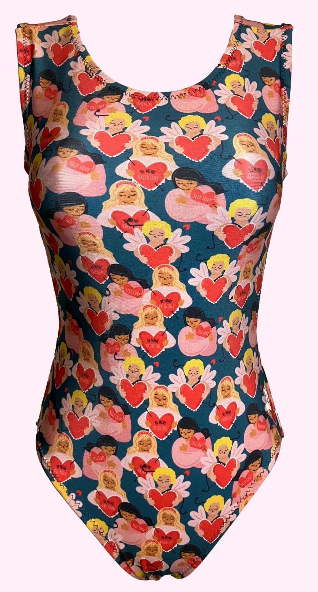 Be Mine Valentine's Leotard - Foxy's Girls Gymnastics & Dance Leo - Foxy’s
