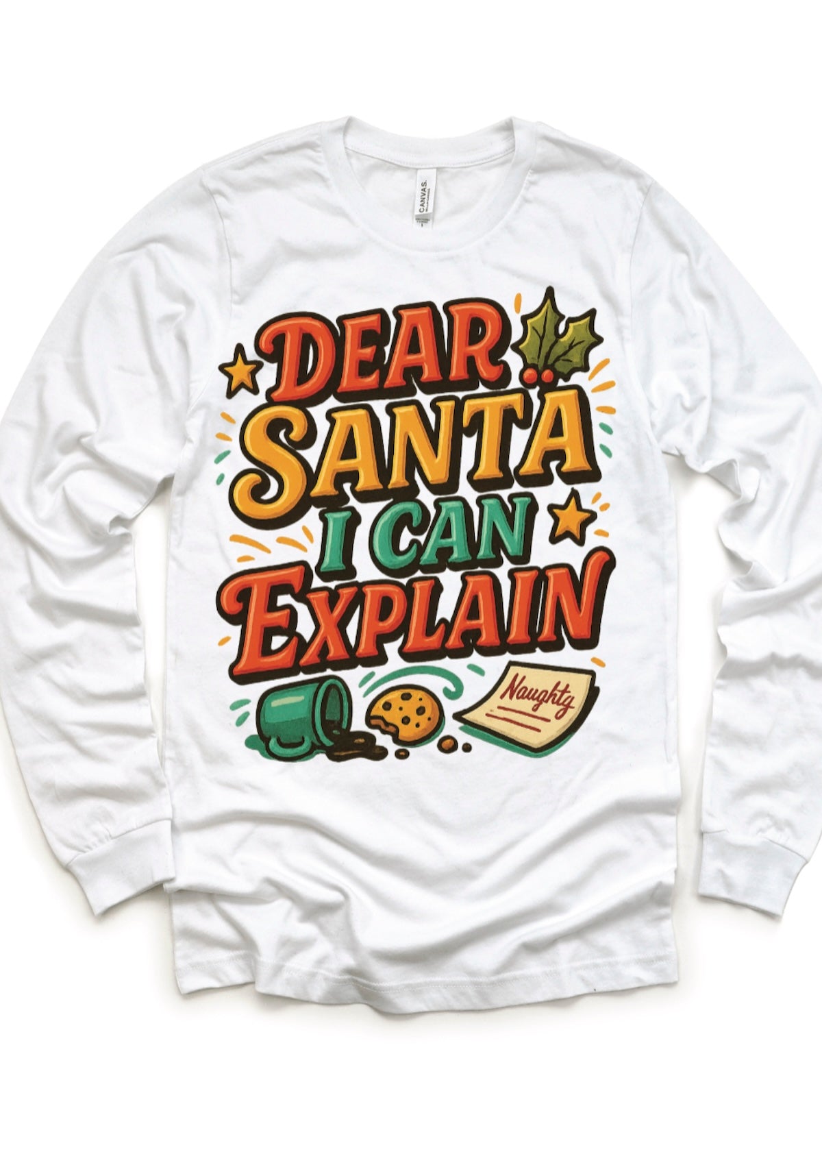 Dear Santa I Can Explain Christmas Shirt - Christmas Tee - Foxy’s
