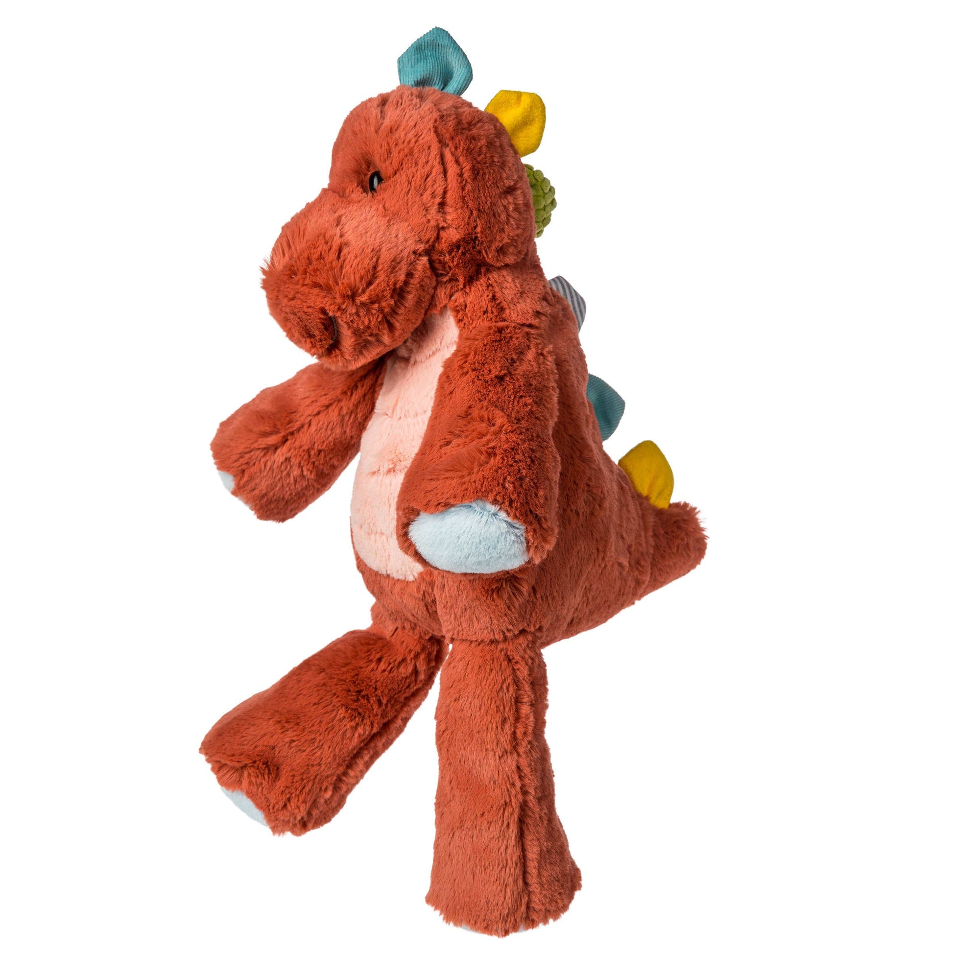 cute soft red dinosaur stuffed animal for kids
