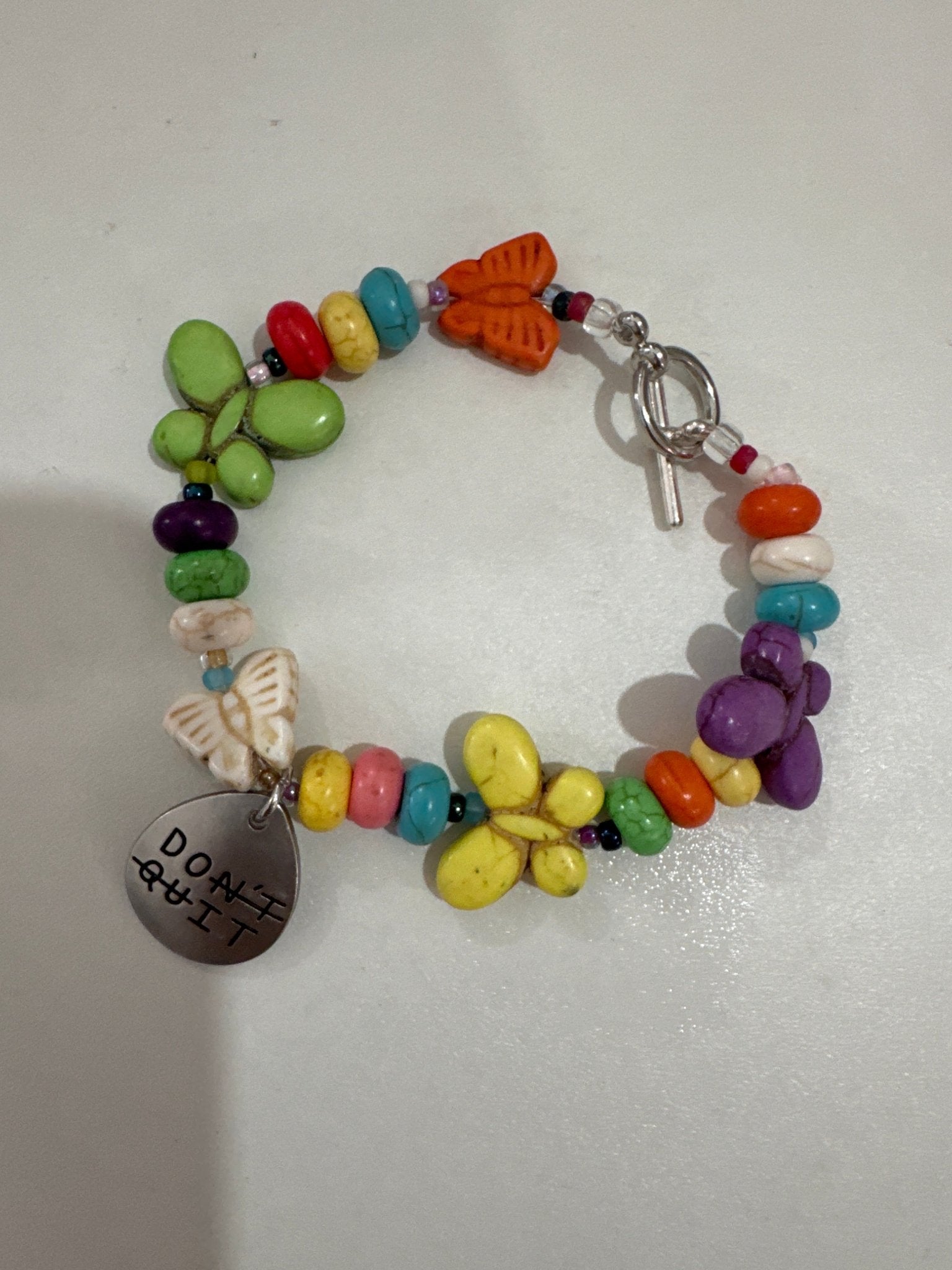 Don’t Quit Beaded Bracelet - Foxy’s