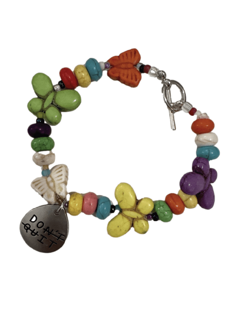 Don’t Quit Beaded Bracelet - Foxy’s