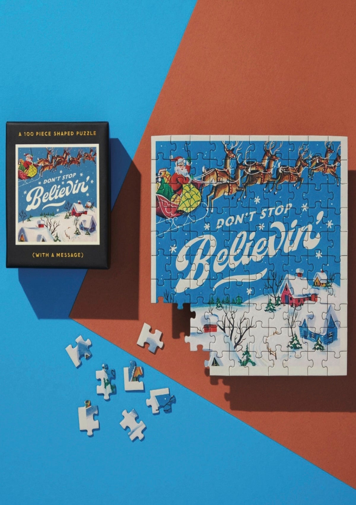 Brass Monkey Don't Stop Believin' 100 Piece Mini Puzzle - Foxy’s