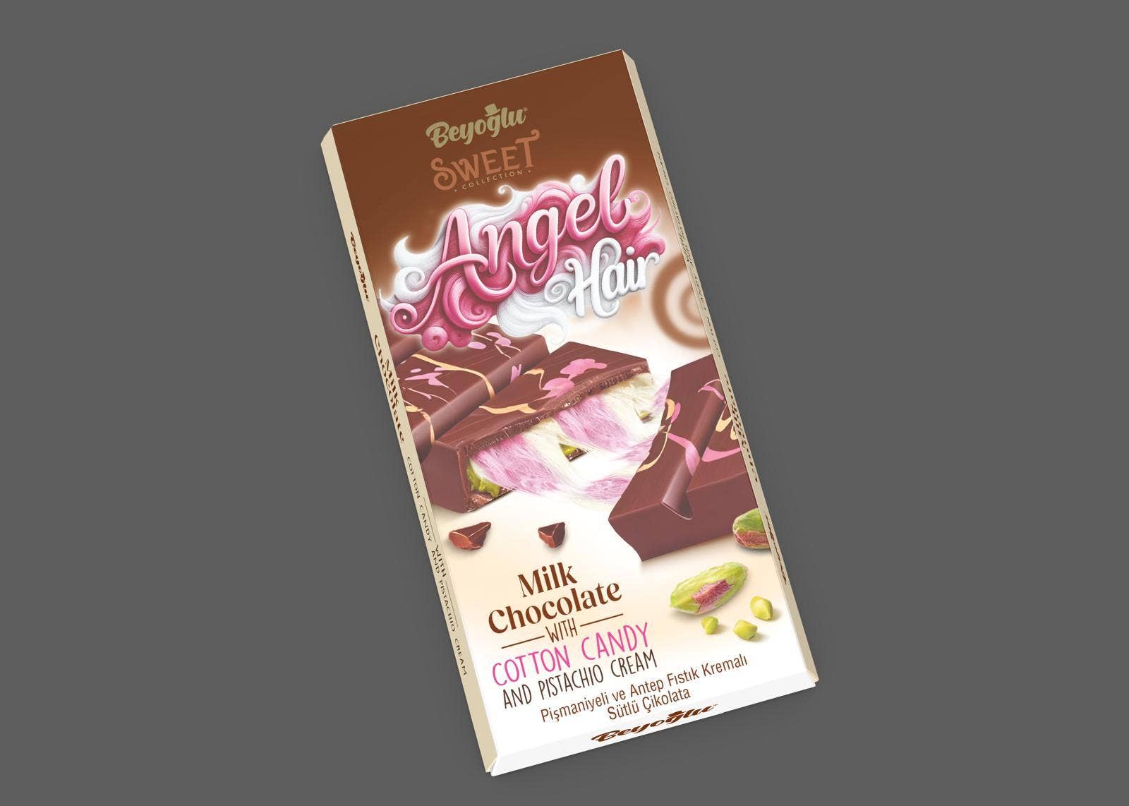 DUBAI CHOCOLATE BAR - Cotton Candy - Foxy’s