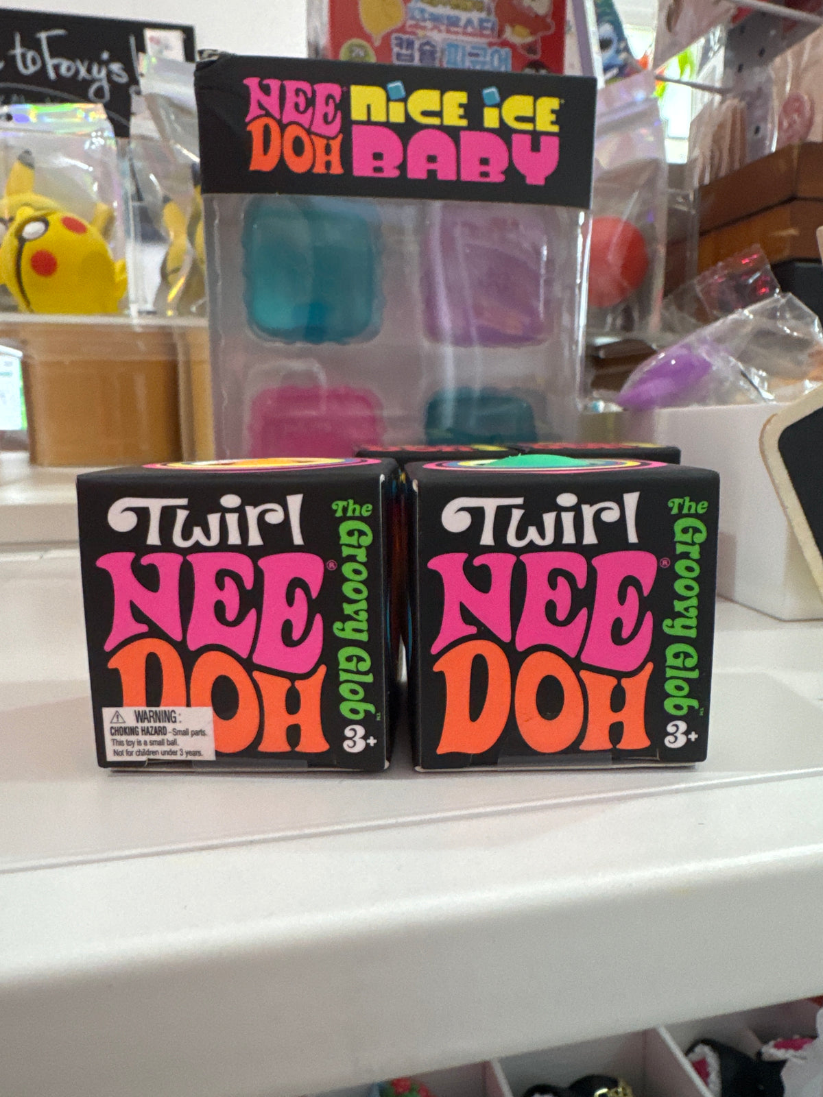 Twirl NeeDoh Groovy Glob Mini - Foxy’s