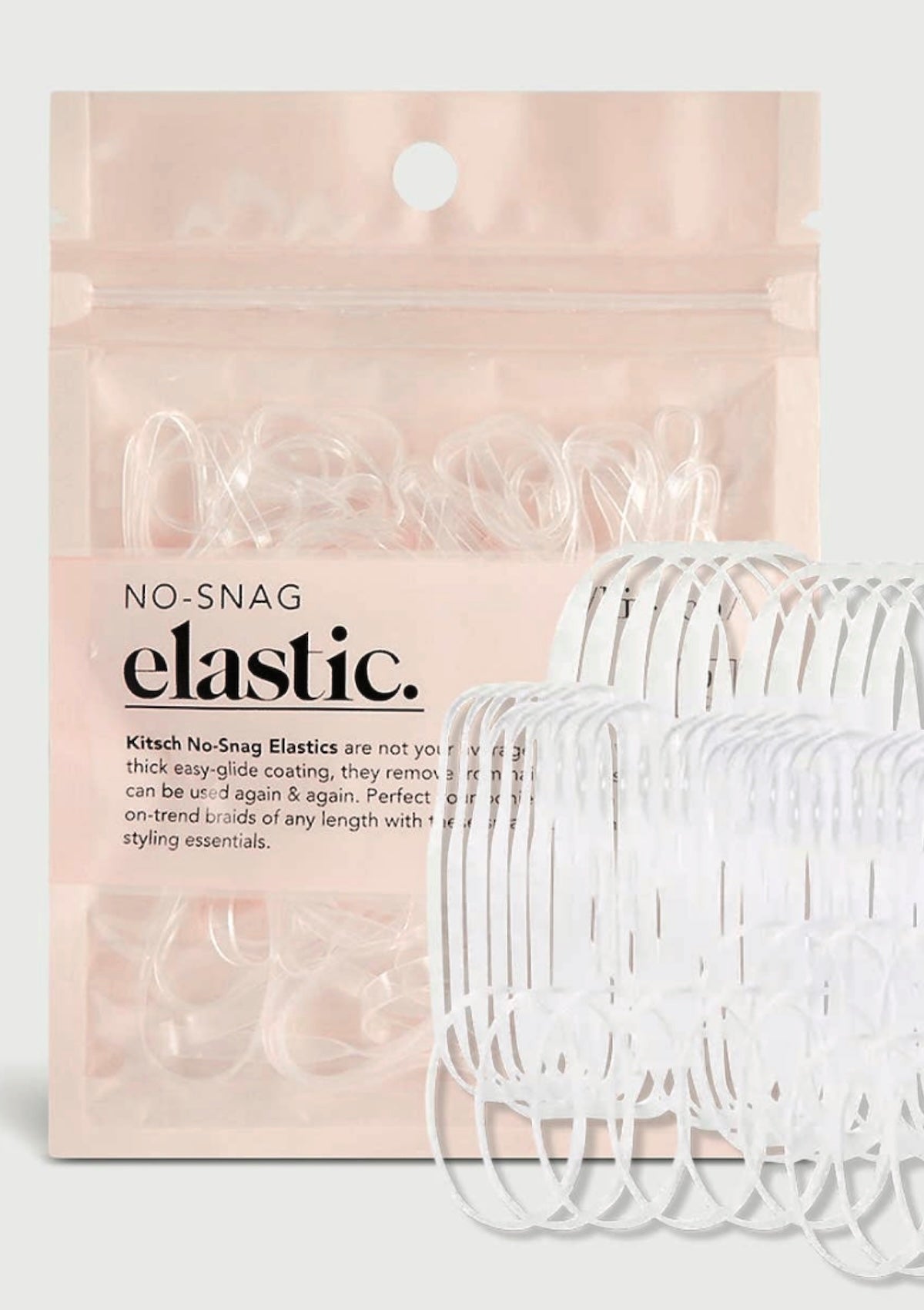 No - Snag Elastic Clear - Foxy’s