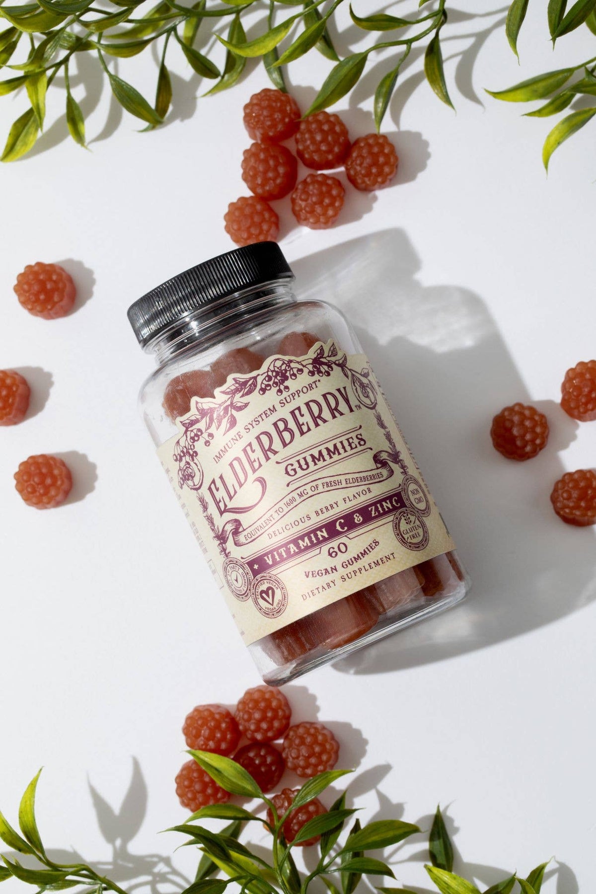 Elderberry Gummies with Vitamin C & Zinc - Foxy’s