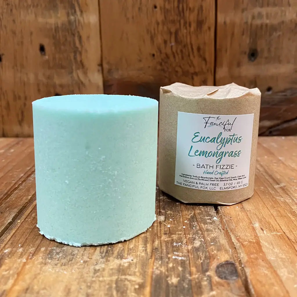 bath fizzie eucalyptus and lemongrass