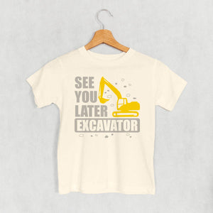 boys excavator t-shirt