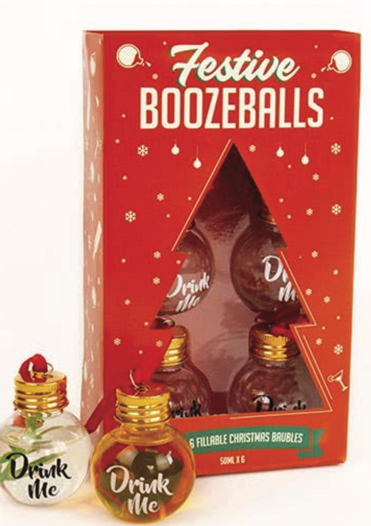 Festive Drinkballs - Christmas Ornaments - Foxy’s