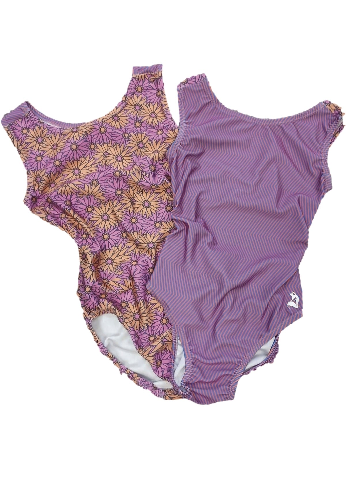 Flower Pop Vice Versa Leotard - Fun Gymnastics & Dance Leo - Foxy’s