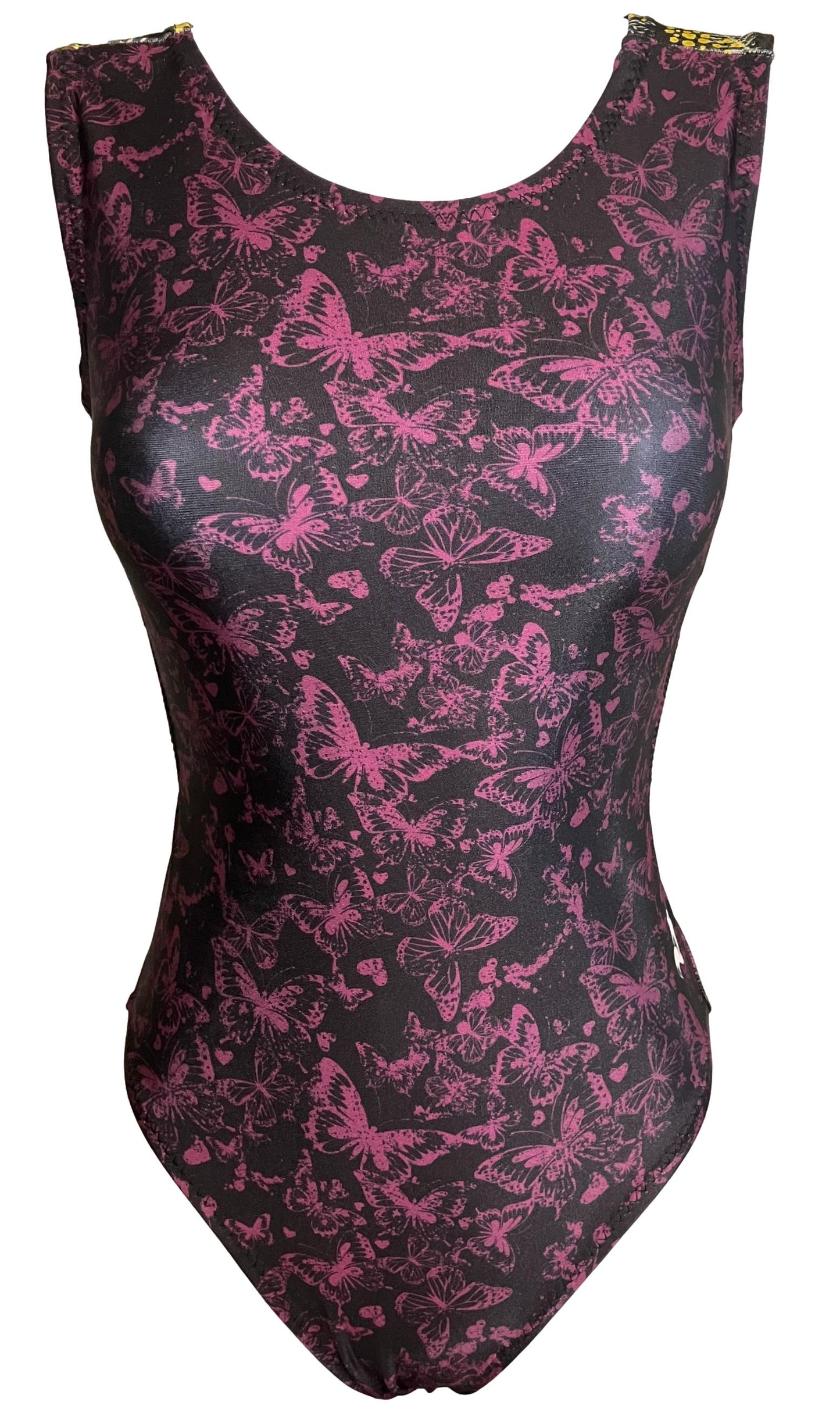 purple butterfly leotard