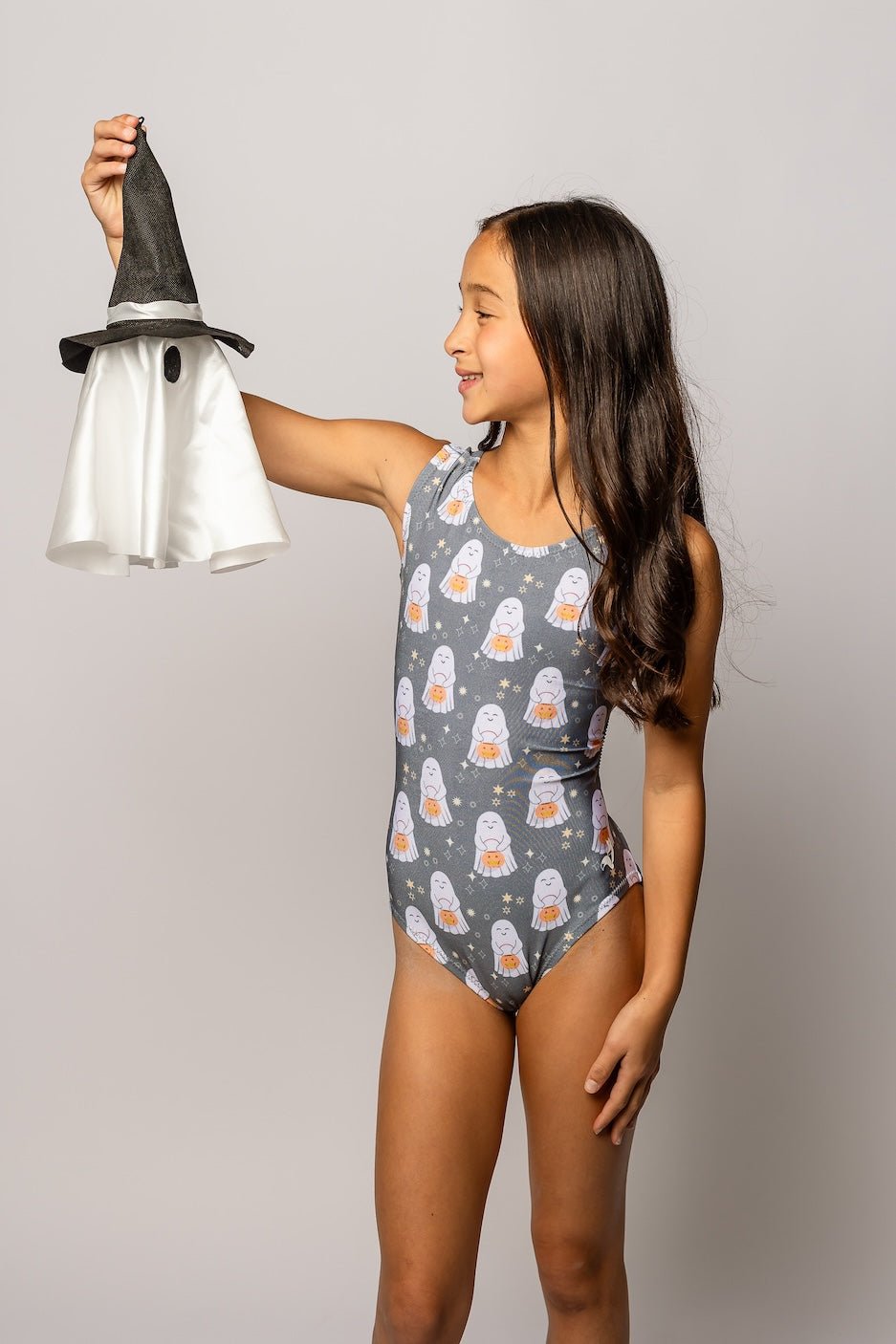 Trick - Or - Treat Ghost Halloween Leotard - Limited Edition Spooky Style - Foxy’s
